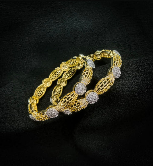 Golden Halo Bangles